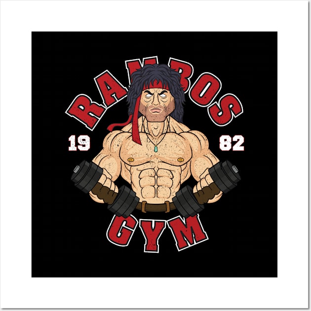 Rambo's Gym Wall Art by Woah_Jonny